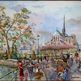 Original canvas painting Marina Sédrac