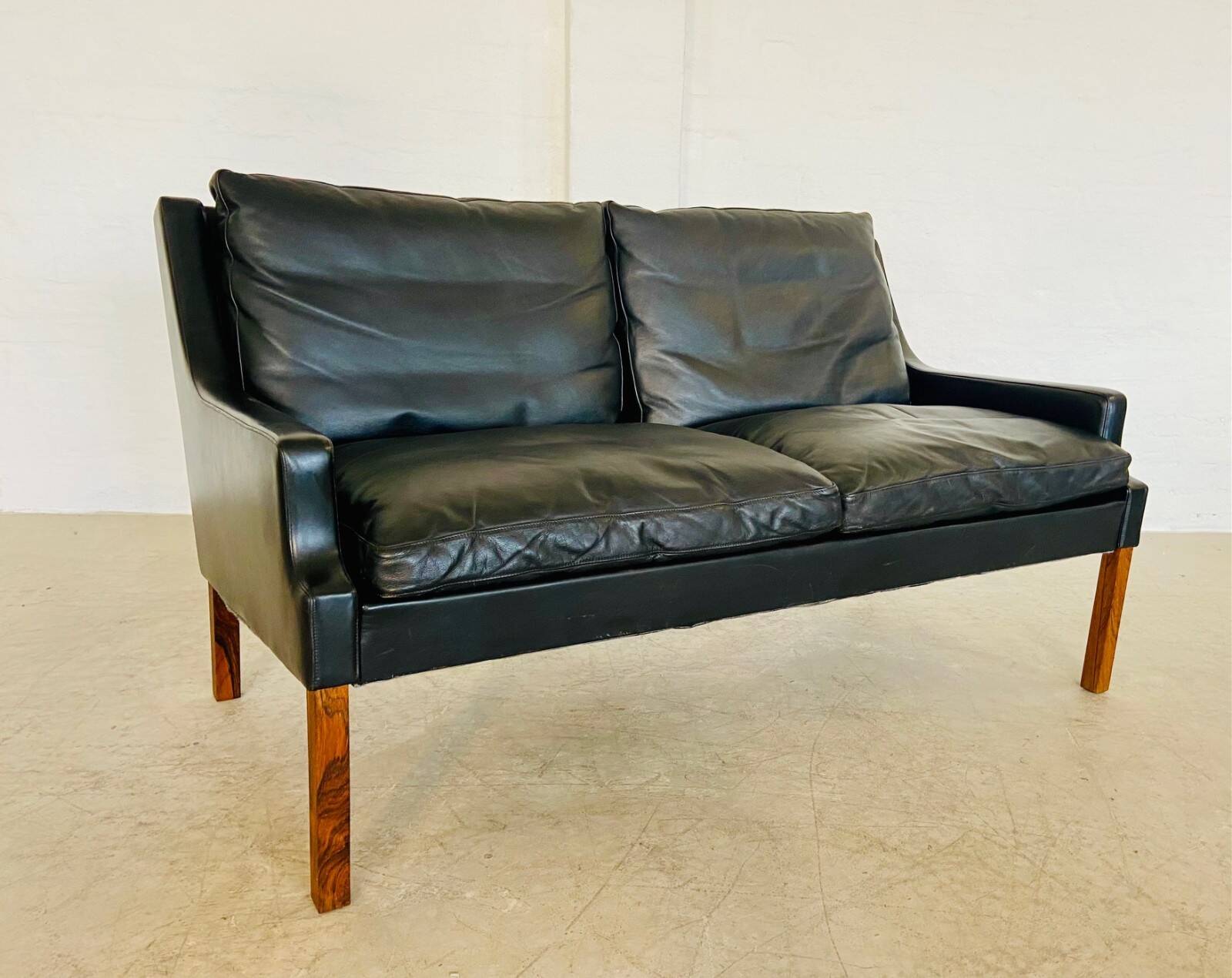 Vintage retro Danish mid-century G. Thams 2 person sofa & chair set