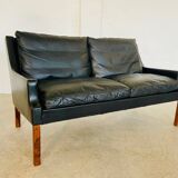 Ensemble canapé et fauteuil G. Thams pour 2 personnes, style rétro danois du milieu du siècle