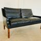 Vintage retro Danish mid-century G. Thams 2 person sofa & chair set