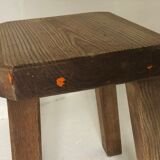 Set of four brutalist stools 1950