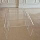 Roche Bobois trio of nesting tables in Altuglass