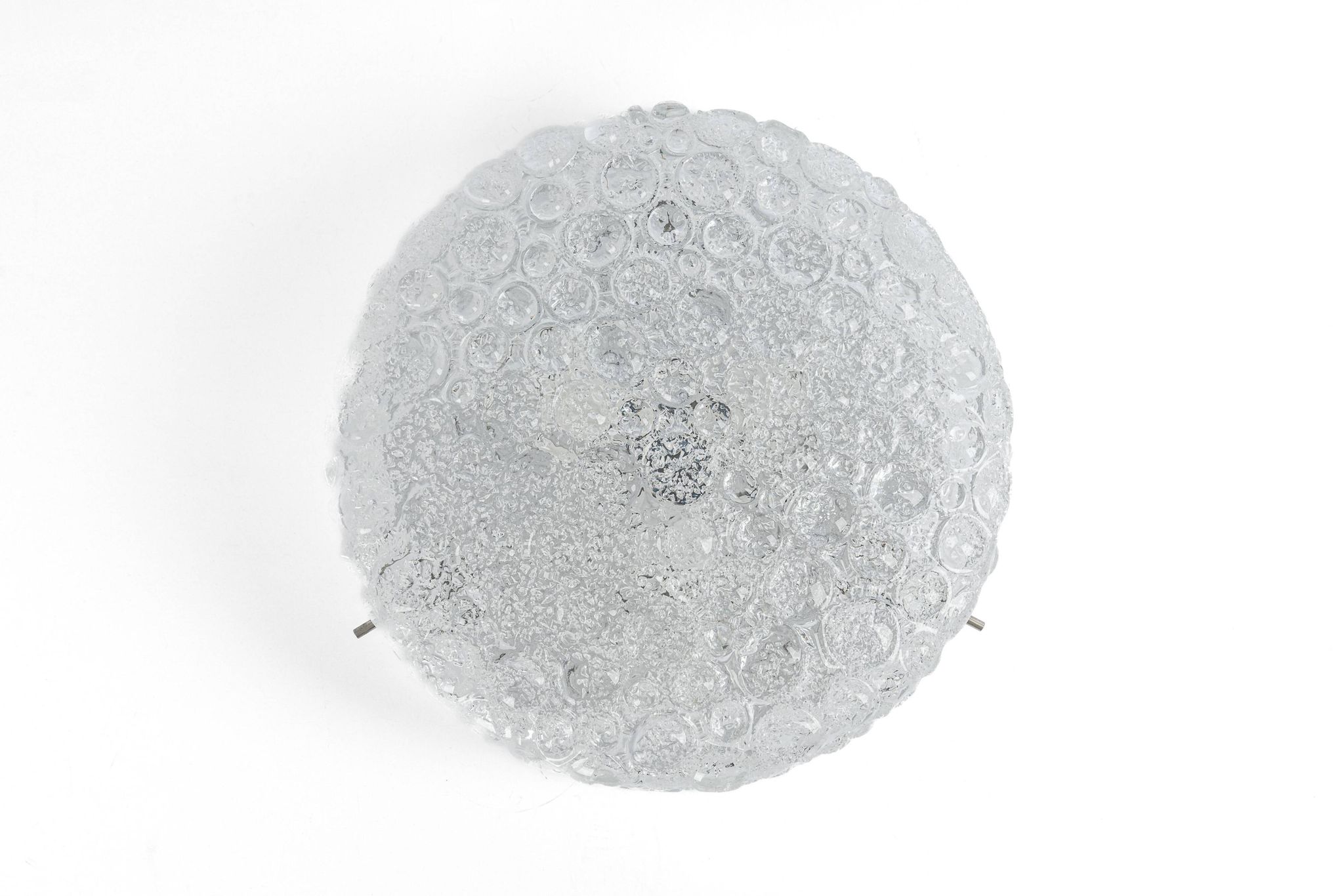 Plafonnier en verre Murano Hillebrand, Allemagne, années 1970