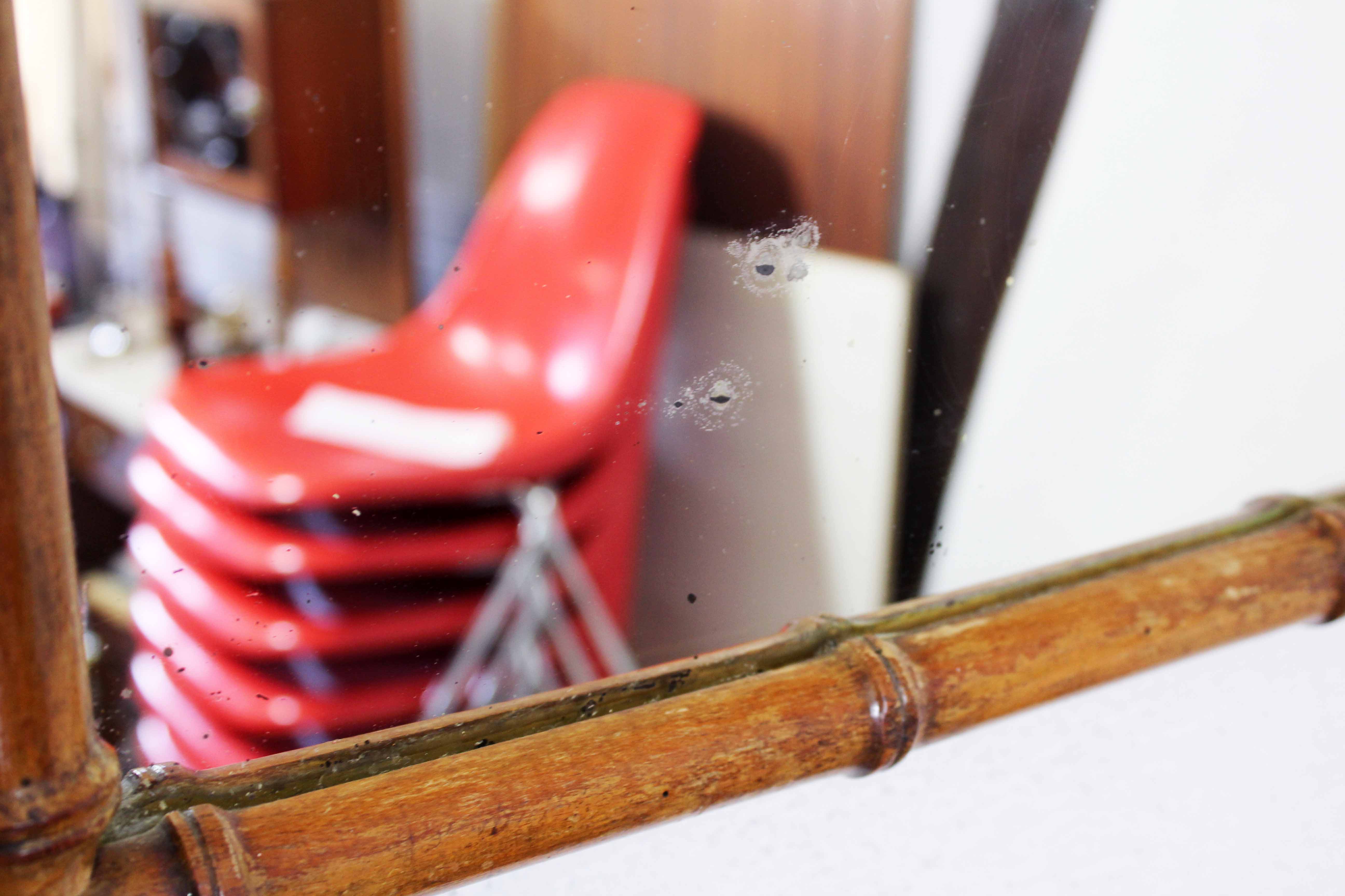 Vintage "bamboo" mirror