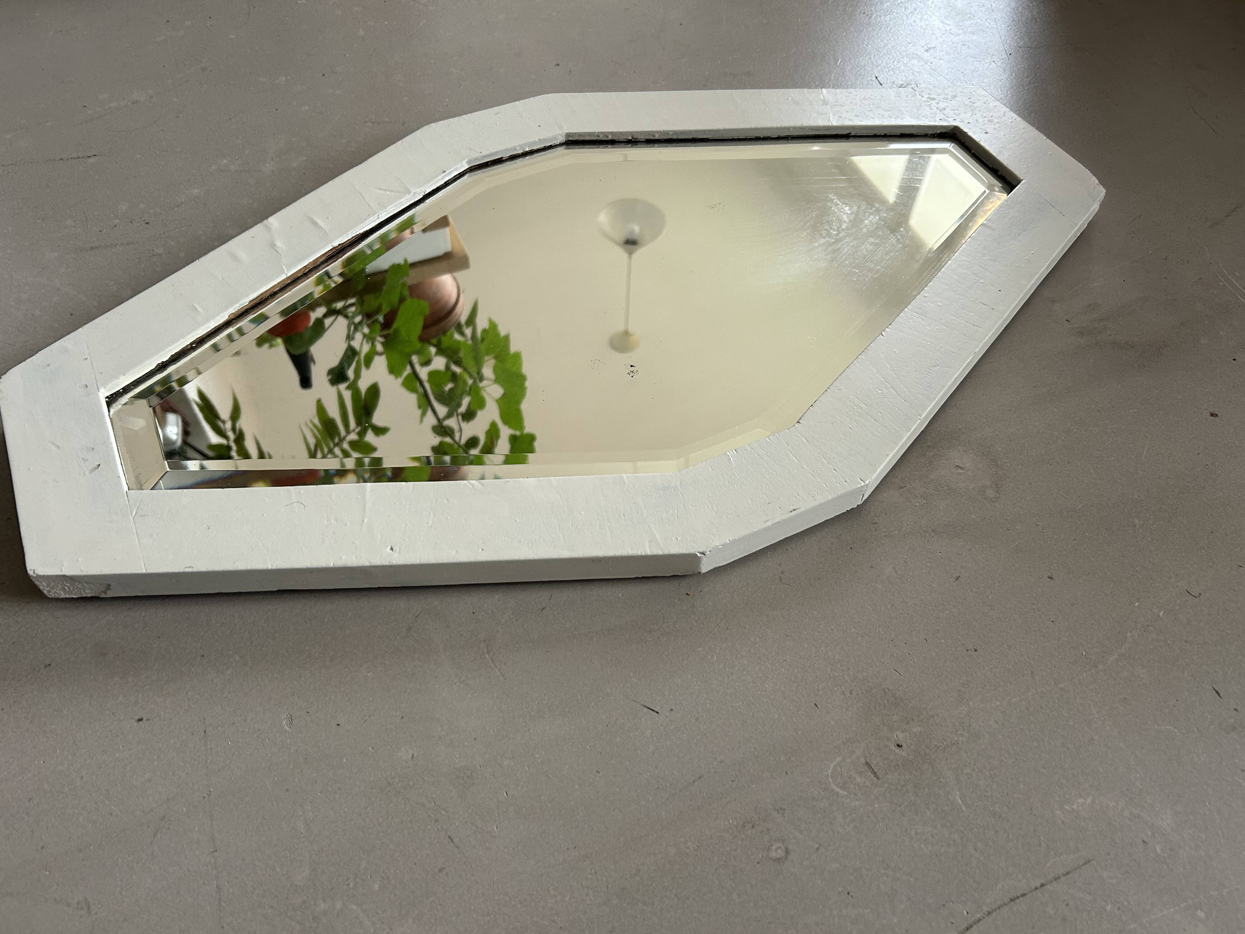 Antique beveled mirror