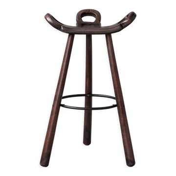 Tabouret de bar brutaliste 'Marbella' du milieu du siècle