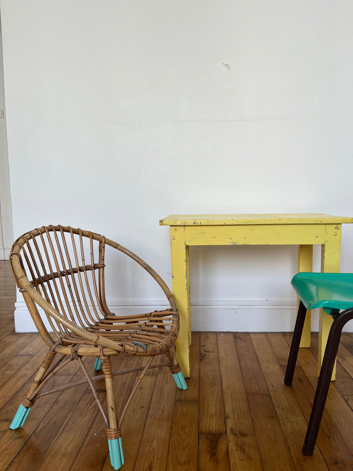 Children's desk and armchair set