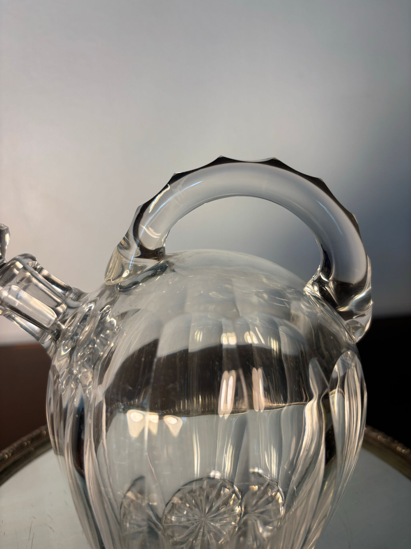 Carafe en cristal Saint Louis début 20eme