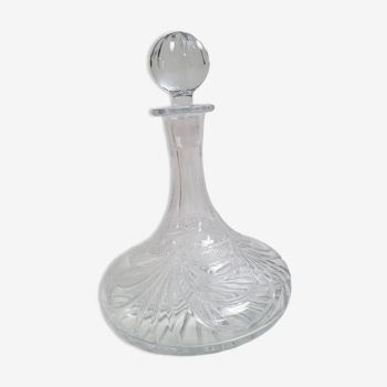 Carafe cristal ciselée