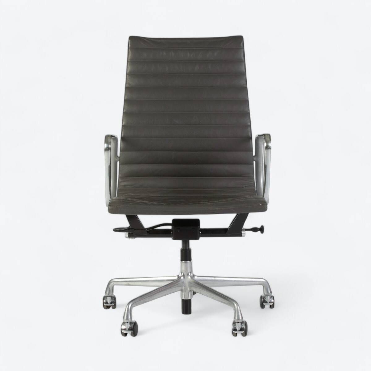 Grey Herman Miller Original Eames EA337 High Back Office Chair Castor Base