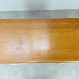 Double curtain binder cabinet