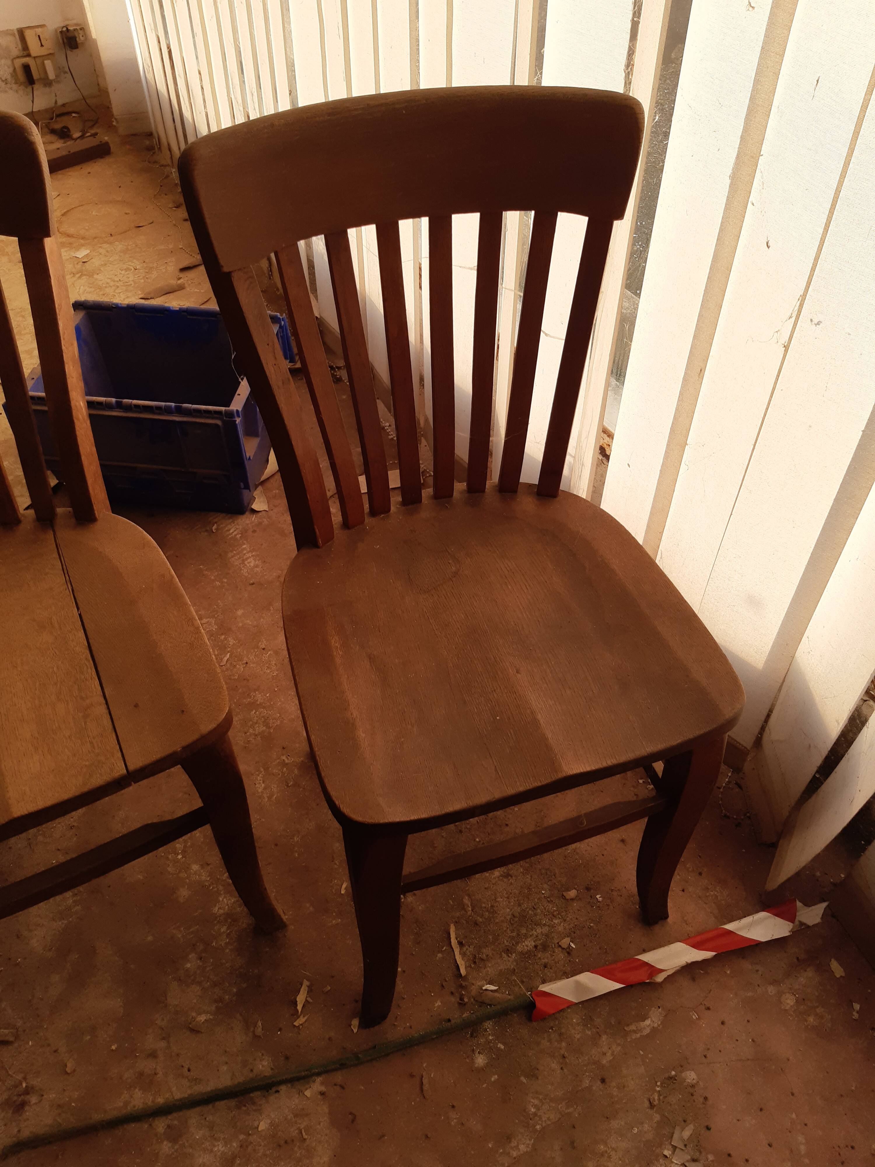 Lot of 3 bistro chairs