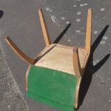 Art deco dressing table and its stool