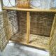Etagère vintage en rotin