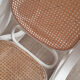 Rocking-chair "vintage" white and canning.