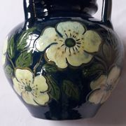 Antique art nouveau vase with floral decoration