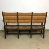 Mulched bench seat 3 seats