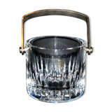 Glaçon Avignon ice bucket in Saint-Louis crystal with BAR WHISKY label