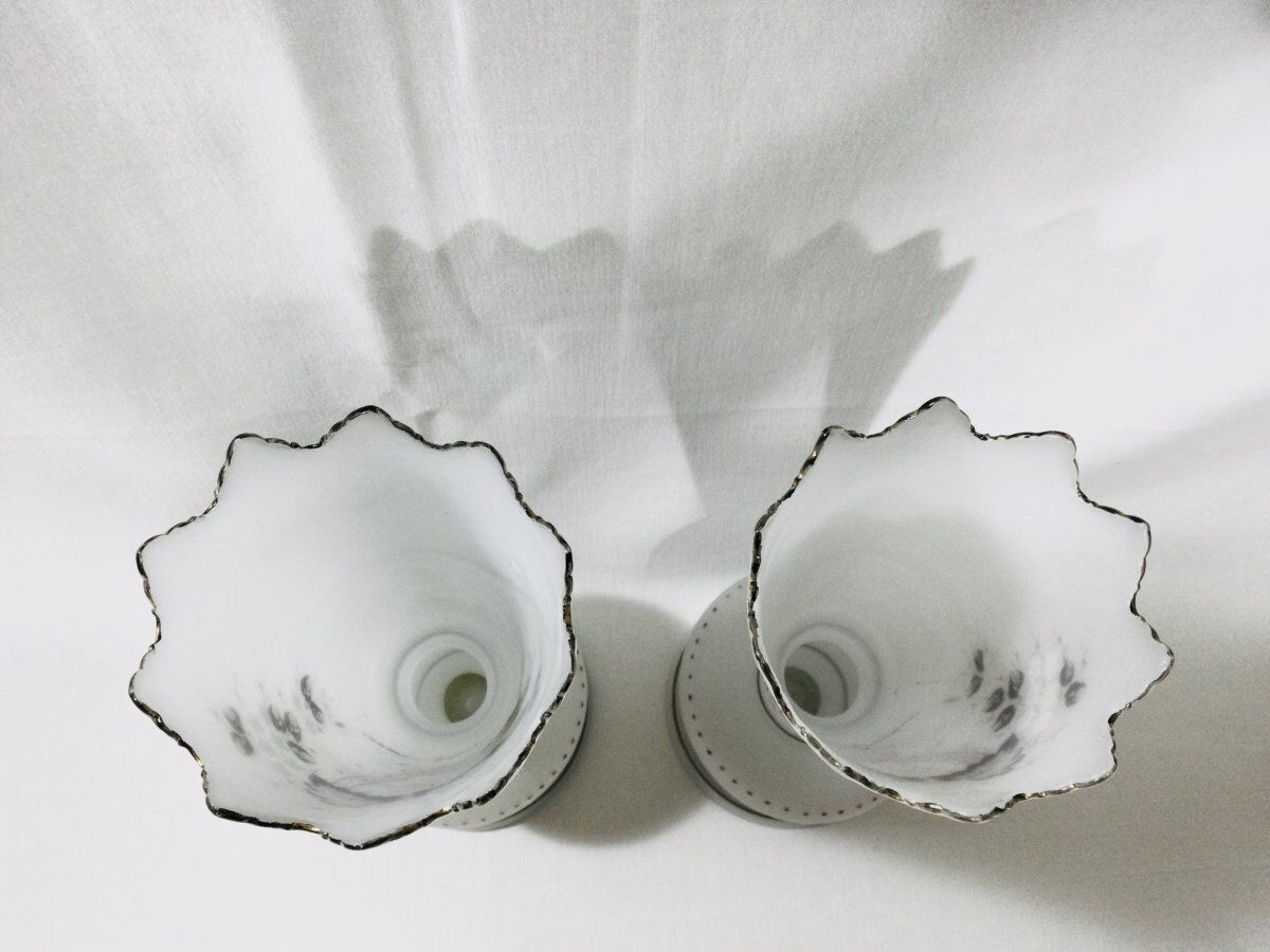 Pair of Vases In Opaline Napoleon III