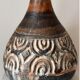 Lampe de table en grès de poterie danoise par Birte Vedel Howards, années 1960.