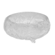 Empty vintage round crystal pocket size: height -16cm- diameter -18cm-