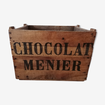 Menier Chocolate wooden box