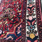 Vintage handmade persian hamadan rug