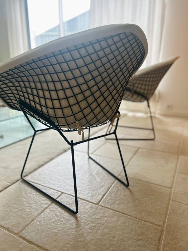 Paire de fauteuils Diamond Harry Bertoia 1970