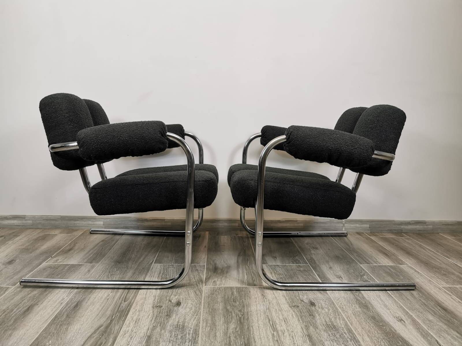 Mid-century restored armchairs