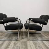 Mid-century restored armchairs
