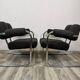 Mid-century restored armchairs
