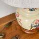 LAMPE Céramique Base Bois VINTAGE
