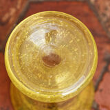 Vase en verre soufflé, bullé