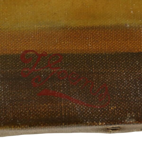 Nature morte aux fruits avec une cruche, huile sur toile, signée