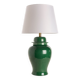 Base lamp jar temple green