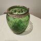 Pot en verre ou vase peint