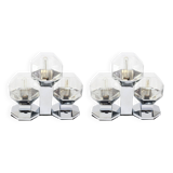 Pair of Two Wall Sconces by Motoko Ishii for Staff, Germany, 1970s