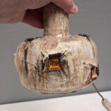 Danish ceramic table lamp from Samsø ceramics 1970-80s