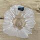 Flower-shaped crystal candle holder by Swedish designer Mats Jonasson