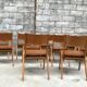Series of 11 chairs 1950/1960