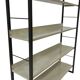 Etagère autoportante Tomado en métal et gris - Dutch Design 1960