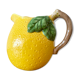 Pichet barbotine citron