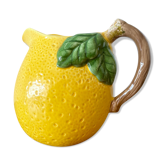 Pichet barbotine citron