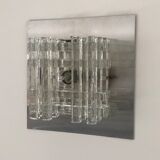 Murano glass wall lamp by albano poli for poliarte, italy 70s