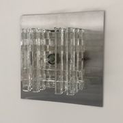 Murano glass wall lamp by albano poli for poliarte, italy 70s