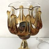 Vintage glass lamp Oberglas, Austria 1970s