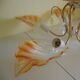 Chandelier to 5 branches art deco 1980