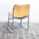 Model 40/4 stacking chairs by David Rowland for Howe, Denmark 1964