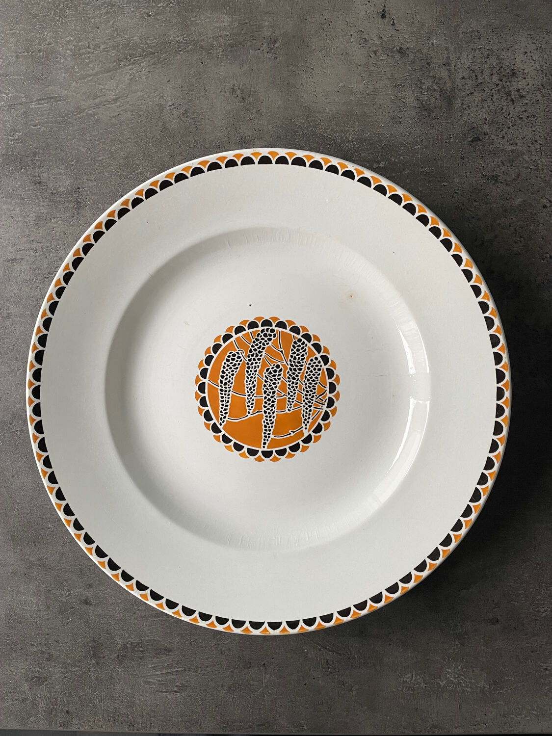 Vintage Sarreguemines dish