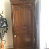 Antique solid wood wardrobe